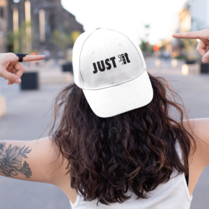 Just Fuck it - Funny Hats in White